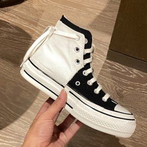High-top shoes canvas shoes